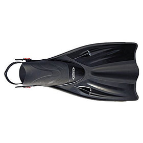 Tilos Getaway Snorkeling Fins Open Heel Fins (Black, ML/XL (9-13))