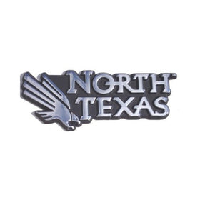 University of North Texas Auto Emblem - METAL