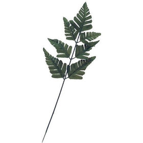 24 Artificial Silk Green Fern Leaf Picks for Floral Arranging, Crafting and Creating