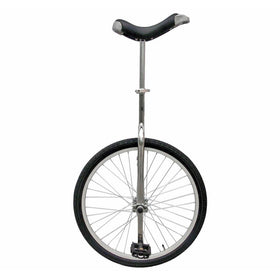 Fun 24 Inch Wheel Chrome Unicycle with Alloy Rim