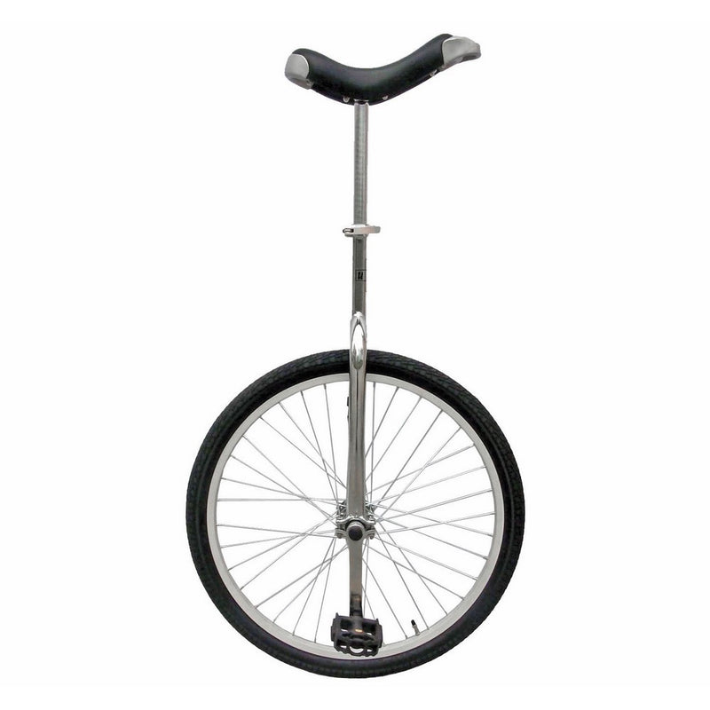 Fun 24 Inch Wheel Chrome Unicycle with Alloy Rim