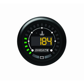 Innovate Motorsports 3853 MTX Digital Series Dual Function Water Temperature and Battery Voltage Gauge Kit