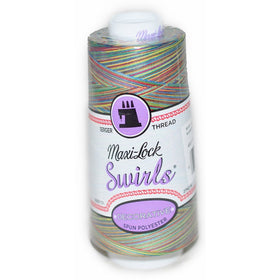 Maxi Lock Swirls Rainbow Swirl Serger Thread 53-M67