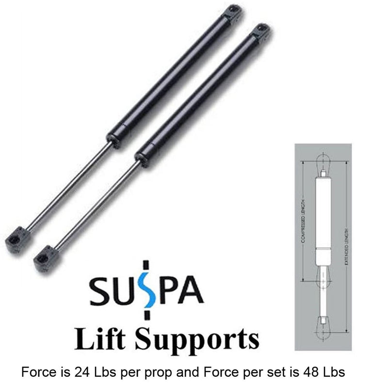 SUSPA C16-03795 C1603795, Spring Strut Prop Shock ,One Pair 24# 12", 48 Lbs per Pair, 24 Lbs per Prop