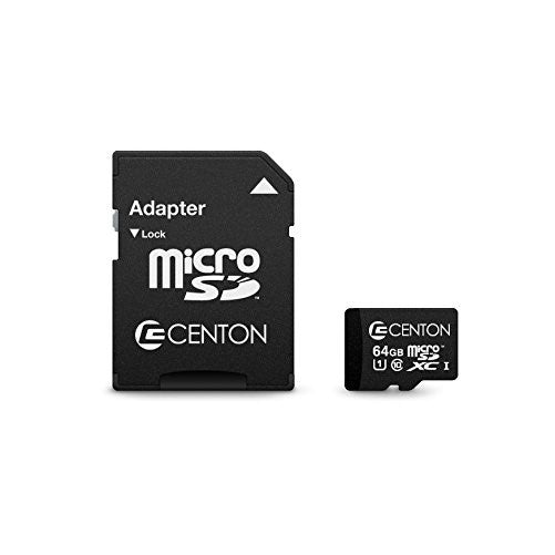 Centon Electronics 64GB Micro SD Card (S1-MSDXU1-64G)