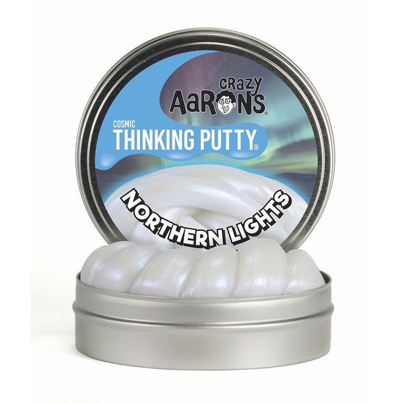 Crazy Aaron's Thinking Putty, 3.2 Ounce, Cosmic Northern Lights