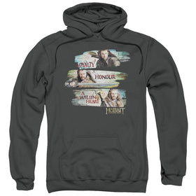 The Hobbit Desolation of Smaug Movie Loyalty And Honour Adult Pull-Over Hoodie