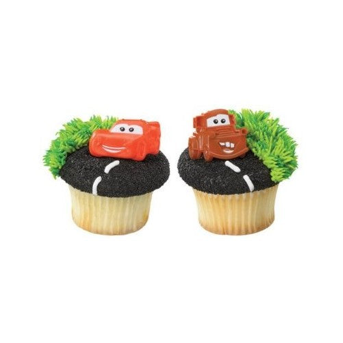 Oasis Supply Disney Cars Mater and McQueen 12 Count Cupcake Rings