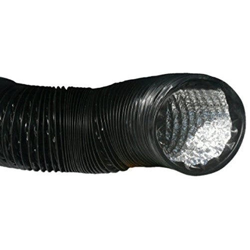 C.A.P. (Custom Automated Products) Ducting with Clamps, 8-Inch by 25-Feet, Black