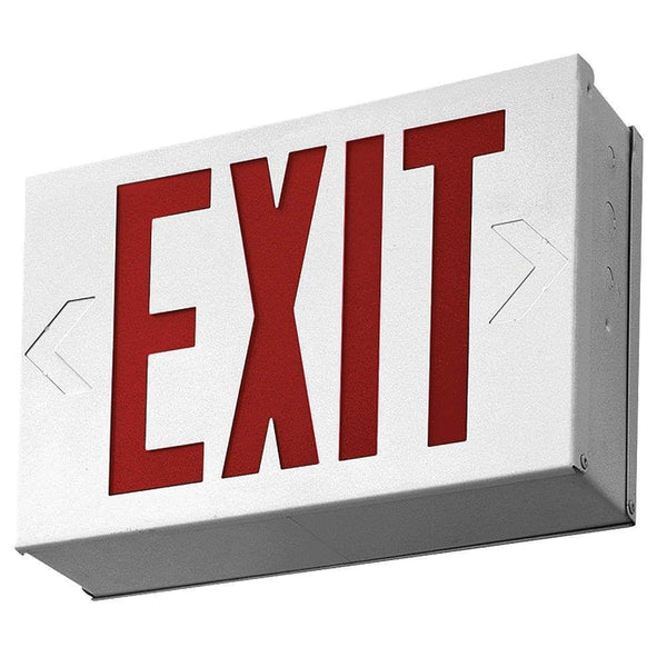 Lithonia Lighting LX W 3 R 4W LED Exit Sign, White