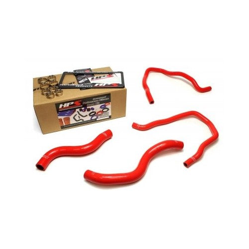 HPS 57-1387-RED Silicone Radiator and Heater Hose Kit Coolant