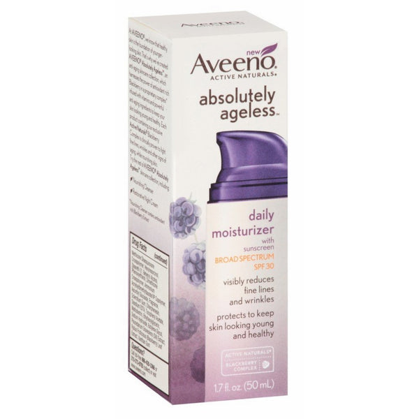 Aveeno Absolutely Ageless Daily Moisturizer 1.7 Ounce (50ml) (6 Pack)