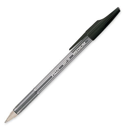 Pilot The Better Ballpoint Stick Pens, Medium Point, Black Ink, Dozen Box (35711)