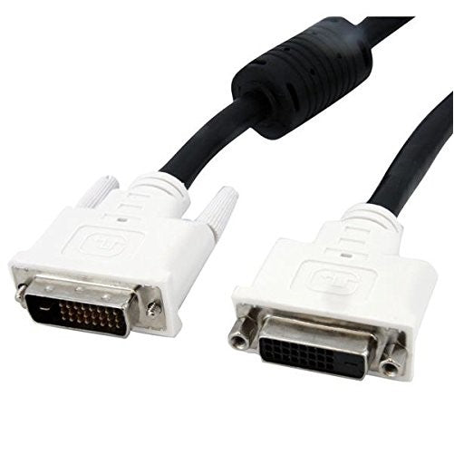 StarTech.com DVI Extension Cable - 6 ft - Male to Female Cable - 2560x1600 - DVI-D Cable - Computer Monitor Cable - DVI Cord - Video Cable