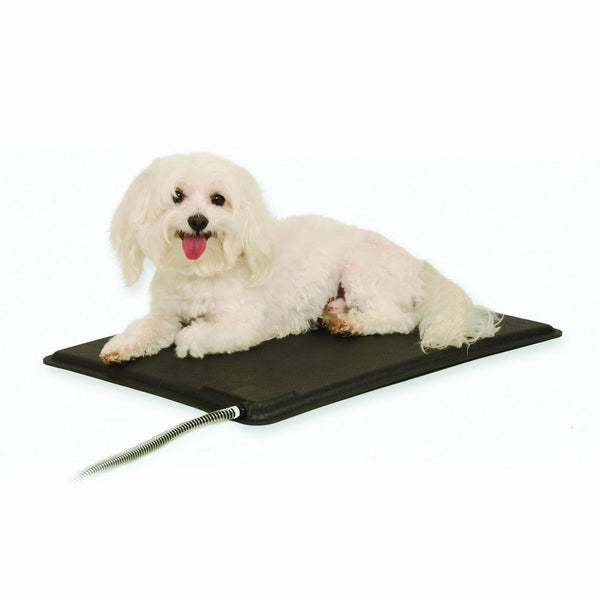 K&H Pet Products Original Lectro-Kennel Outdoor Heated Pad Small Black 12.5" x 18.5" 40W