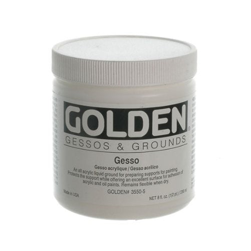 Golden Acrylic Gesso - 8 oz Jar