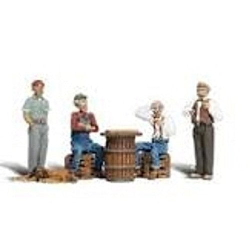 Checker Players O Scale Woodland Scenics