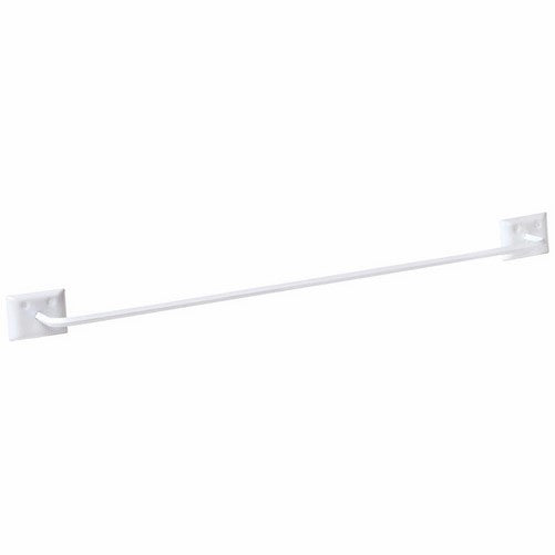 Decko Bath Products 48170 Towel Bar, 24-Inch, White