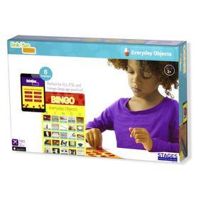 Stages Learning Materials Link4fun Real Photo Everyday Objects Bingo for Family, Preschool, Kindergarten, Elementary Education: 36 Picture Cards App