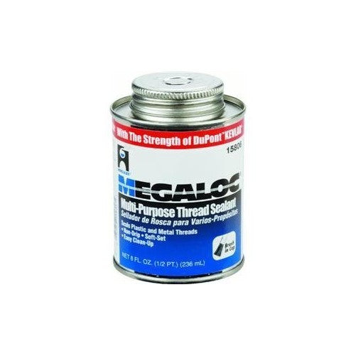 Oatey Oatey Hercules 15806 Megaloc Multi-Purpose Thread Sealant Screw Cap With Brush, 1/2 Pint