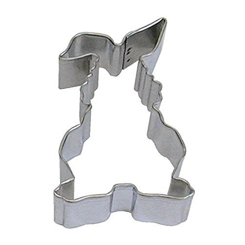 R&M Floppy Ear Bunny 3.5" Cookie Cutter in Durable, Economical, Tinplated Steel