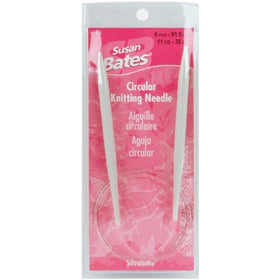 Susan Bates 36-Inch Silvalume Circular Knitting Needle, 9mm