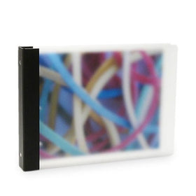 Pina Zangaro Frost, Frosted Acrylic 3 Ring Binder in Landscape Format 8.5x11x1"