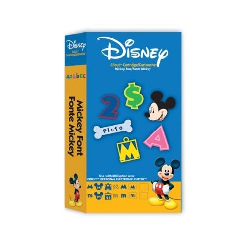 Cricut Disney Cartridge, Mickey Font