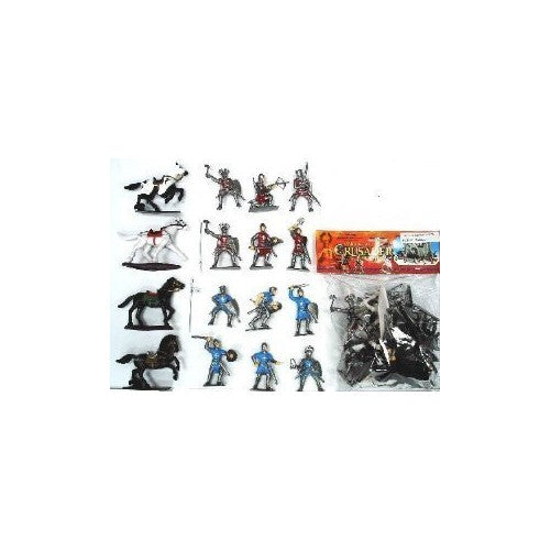 Crusaders Knights in Armor PVC Action Figure Playset