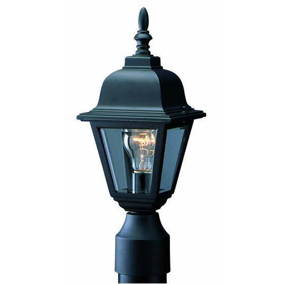 Design House 507509 Maple Street Indoor/Outdoor Post Light, Black