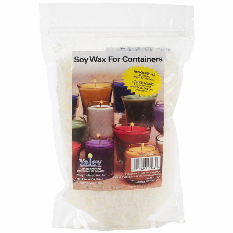 Yaley Microwaveable Soy Wax for Glass Containers, 1-Pound