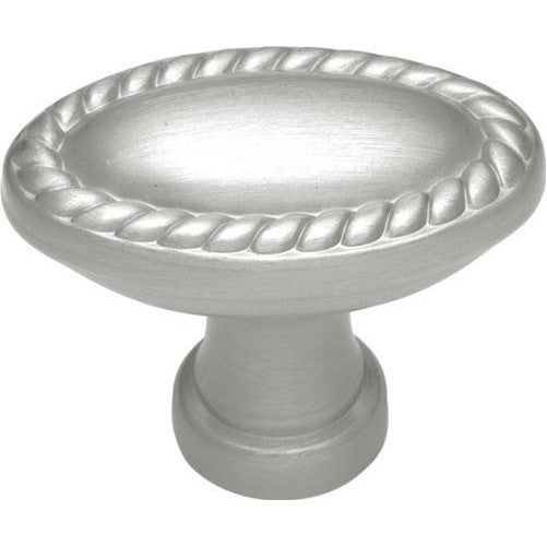 Belwith P404-15 1-3/8in Oval Oval Knob Solid Brass/Pewter