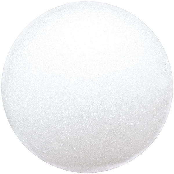 Floracraft Styrofoam Ball, 6-Inch, White