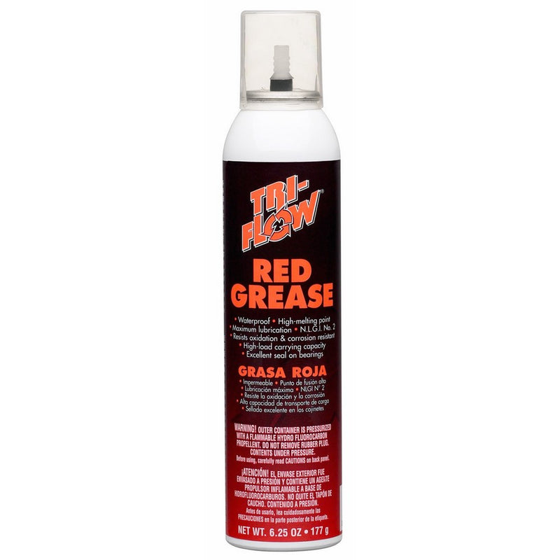 Tri-Flow TFBP20030 Red Grease - 6.25 oz. Aerosol