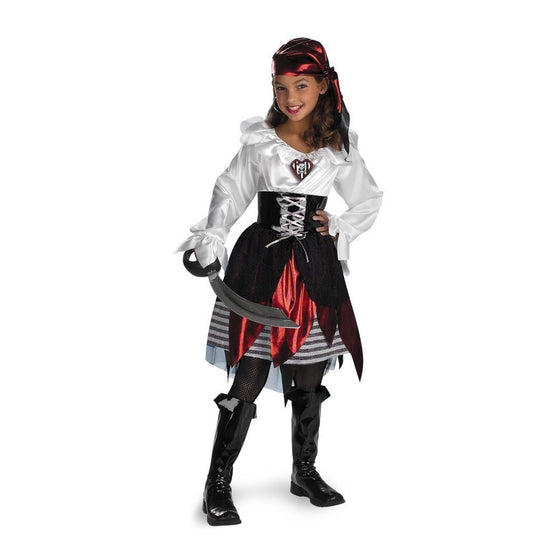 Disguise Pirate Lass Costume - Medium (7-8)