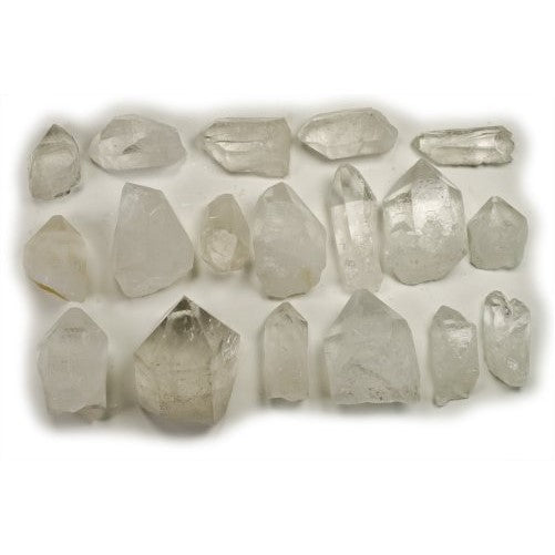 ONE Pound Small Quartz Rock Crystal Points Healing Stones