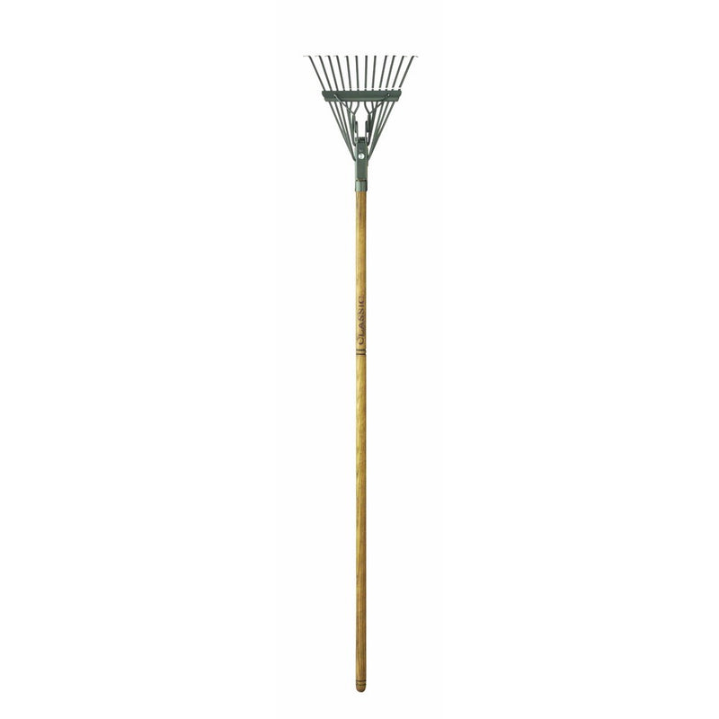 Flexrake CLA102 Classic 8-Inch Spring Shrub Rake with 48-Inch Handle