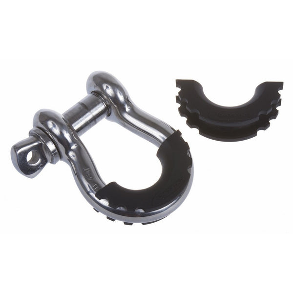 Daystar Black D-Ring Shackle Isolator pair, protect your bumper and reduce rattling, KU70056BK, Made in America