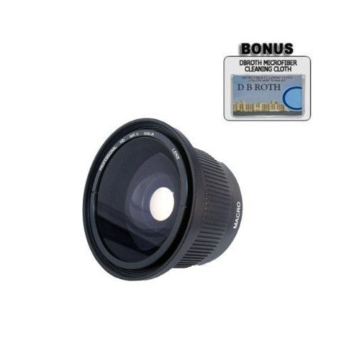 .. .42x HD Super Wide Angle Panoramic Macro Fisheye Lens For The Canon T1i, XS, XSI, XT, XTI, 50D, 40D, 30D, 20D, 10D, 5D, 1DS MARK 2 & 3, 1D MARK 2 & 3 Digital SLR Cameras Which Have Any Of These (60mm, 50mm 1.8) Canon Lenses