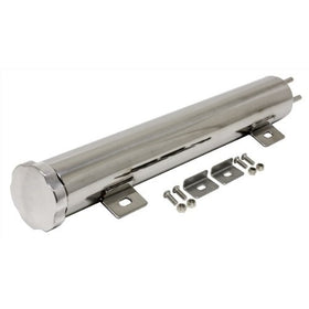 13" x 2" Stainless Steel Radiator Overflow Tank - Chevy/Ford/Mopar