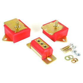 Prothane 1-1904 Red Motor and Transmission Mount Kit for CJ5, CJ7 and CJ8