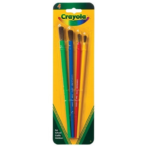 Crayola Brand #05-3515 4CT Paint Brush Set