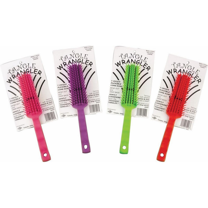 BRADLEY CALDWELL HOME GDN 331340 Tangle Wranglers Animal Brush Assorted