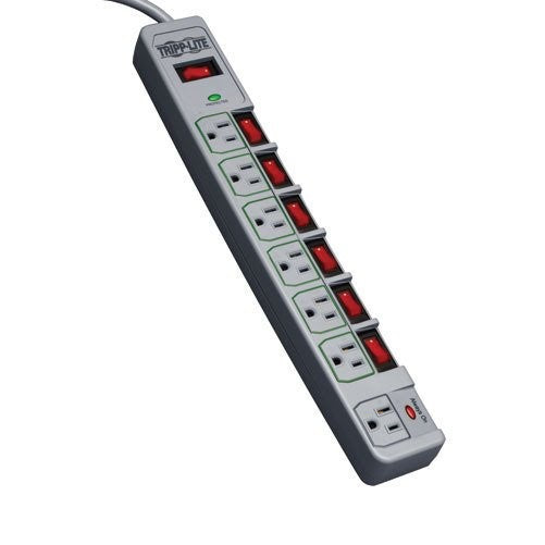 TRIPP-LITE TLP76MSG SURGE SUPPRESSOR, 7OUTLET, 72KA, 6FT