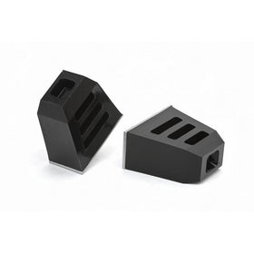 Daystar, Universal polyurethane bump stop 4-1/2" tall 4-1/2" long 2-1/2" wide single stud mount competition style polyurethane bump stop, KU09009BK, Made in America
