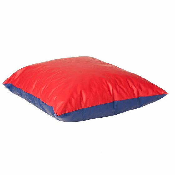 Foamnasium Shredded Foam Soft Play Pillow, Small, Red/Blue