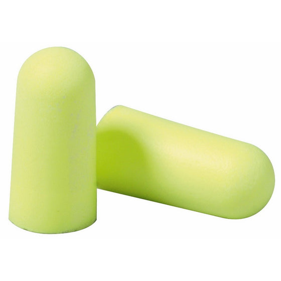 3M E-A-Rsoft 312-1250 Yellow Medium Polyurethane Foam Disposable Uncorded Cone Ear Plugs - 33 dB NRR - Pillow Pack - 70071515111 [PRICE is per PAIR]