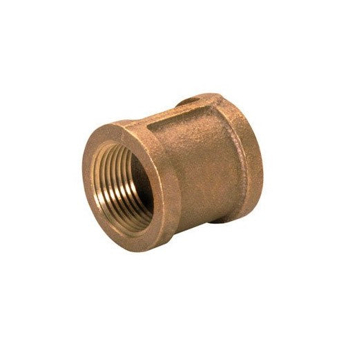Jmf Coupling Threaded 3/8 " Red Brass Lead Free