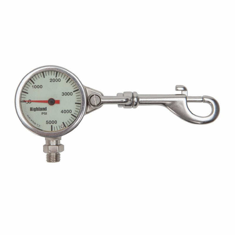 Highland by XS Scuba 2" (5.1 cm) Brass & Snap SPG