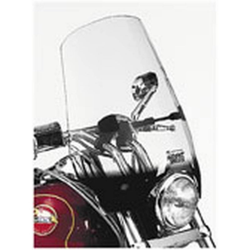 National Cycle Street Shield EX Windshield, Light Tint, #N2568-01, Acrylic 4.5MM, 1-Inch Quickset